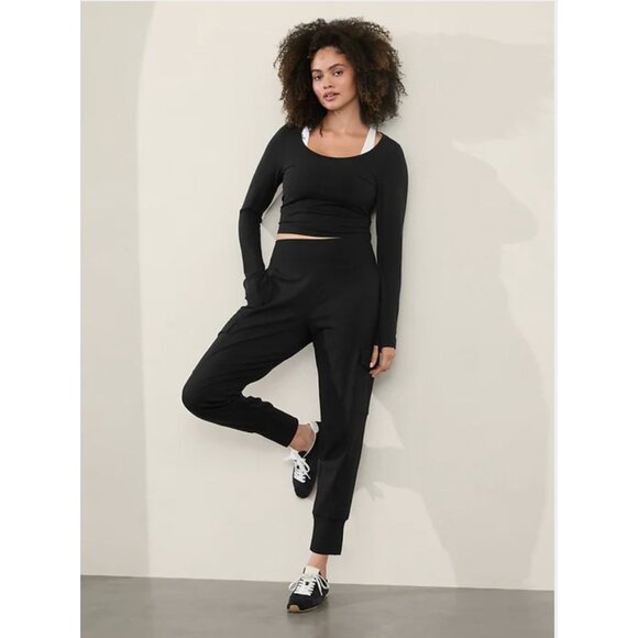 Athleta XL Venice Cargo Jogger Black X-Large - Picture 7 of 7